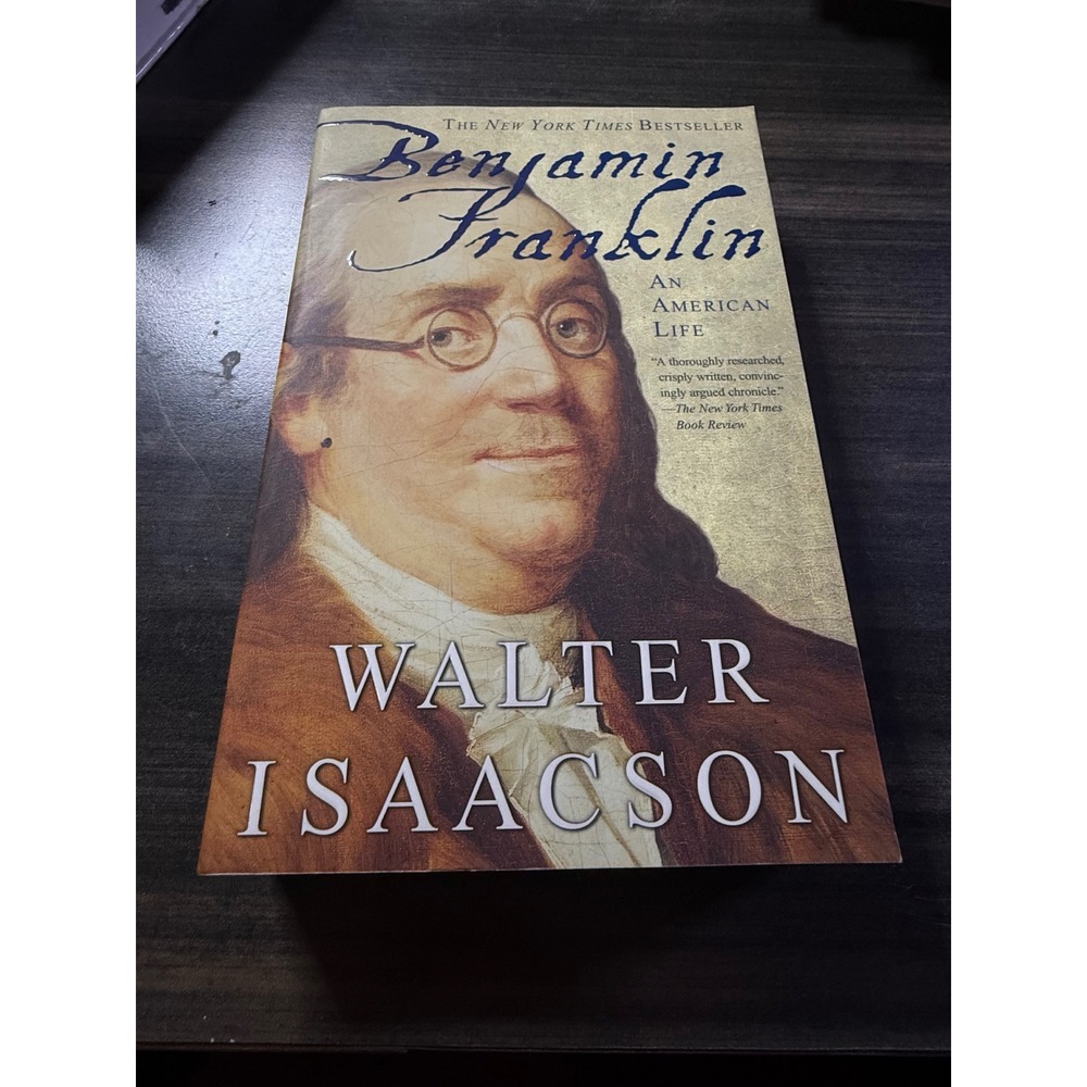 Benjamin Franklin An American Life by Walter Isaacson Paperback Biography Book